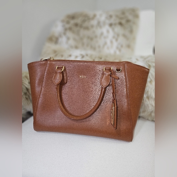 Ralph LAUREN Leather Satchel - Picture 3 of 17